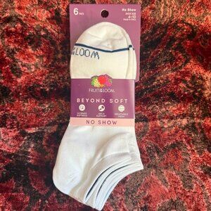 Fruit of the Loom Beyond Soft No Show Women's Socks